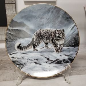 Vintage~The World’s Most Magnificent Cats 1991 “Fleeting Encounter”Snow Leopard